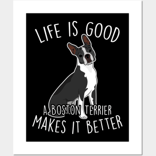 Boston Terrier Dog Make It Better Posters and Art
